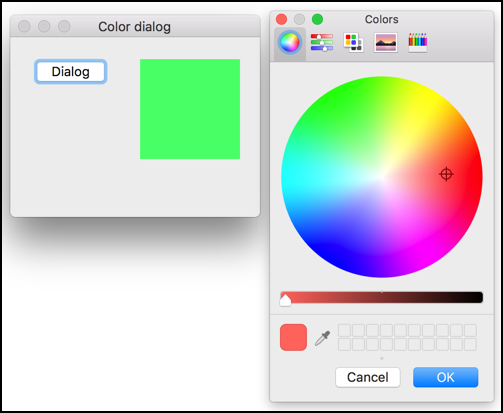 color dialog