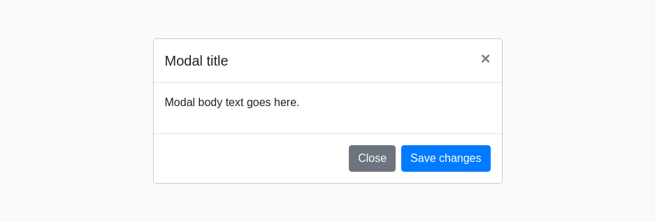 Modal  - 图1