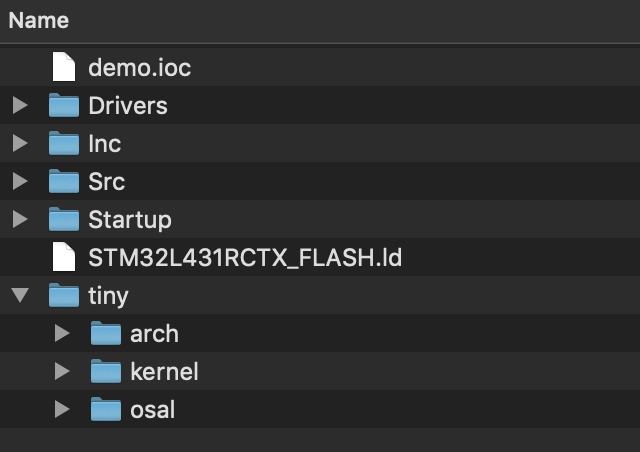 TencentOS tiny内核移植指南(MacOS+STM32CubeIDE版) - 图3