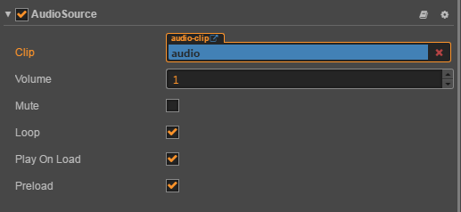 AudioSource 组件参考 - 图1