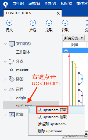 pull upstream