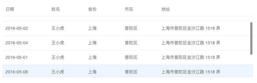 Table 表格 - 图7